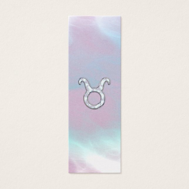 Moeder van de dierentuin van Pearl Taurus Astrolog Mini Visitekaartjes (Voorkant)