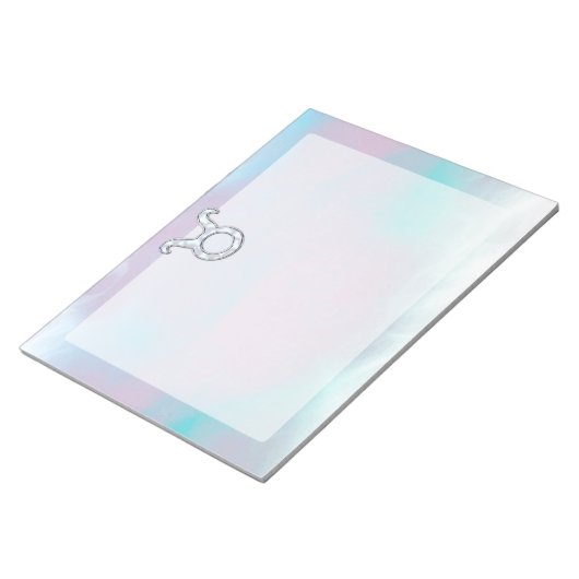 Moeder van de dierentuin van Pearl Taurus Astrolog Notitieblok (Schuin)