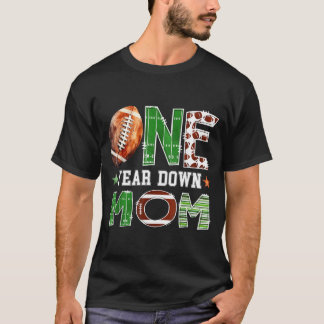 Moeder van de één jaar oude 1e verjaardag jongen v t-shirt