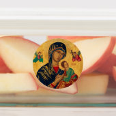 Moeder van de eeuwige hulp labels (Aangebracht)