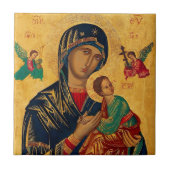 Moeder van de eeuwige hulp tegeltje (Voorkant)