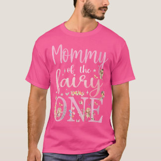 Moeder van de fee één moeder 1e verjaardagsfeestje t-shirt