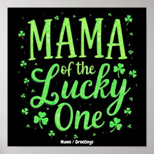 Moeder van de Geluksvogel eerste St. Patrick's Day Poster