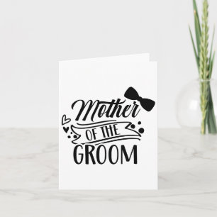 Moeder van de Gezegden van de Groom Bachelor Weddi Kaart