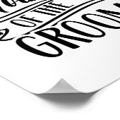 Moeder van de Gezegden van de Groom Bachelor Weddi Poster (Hoek)