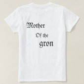 Moeder van de Grom" T-shirt (Design achterkant)