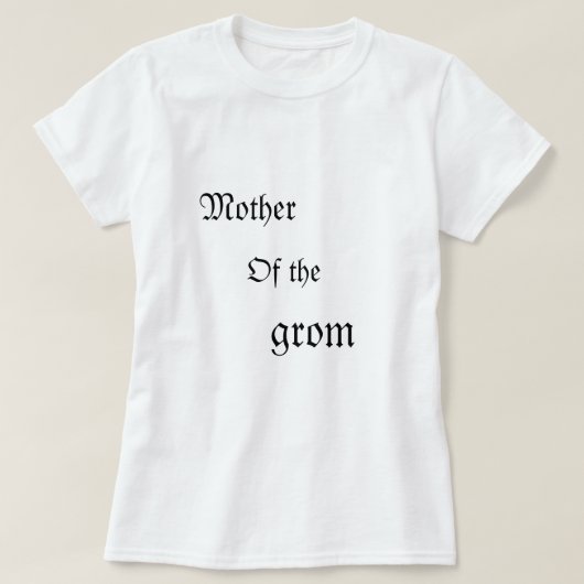 Moeder van de Grom" T-shirt (Design voorkant)