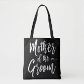 Moeder van de Groom | Aangepaste bruiloft in Scrip Tote Bag (Voorkant)