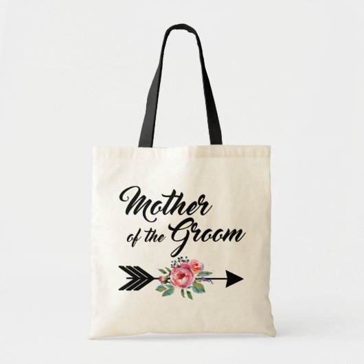 Moeder van de Groom Arrow Tote Bag (Voorkant)
