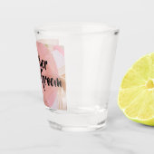 Moeder van de Groom - bewerkbare tekst Shot Glas (Rechts)