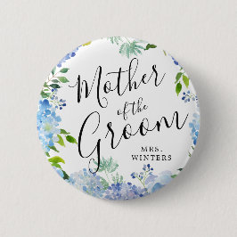 Moeder van de Groom | Carolina Bloom Wedding Ronde Button 5,7 Cm