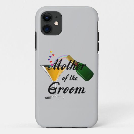 Moeder van de Groom Champagne Toast Case-Mate iPhone Case (Achterkant)