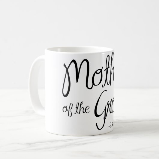 Moeder van de Groom Coffee-Mok Koffiemok (Voorkant links)