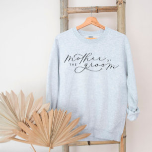 Moeder van de Groom Cute Script Bridal Party Sweat Trui