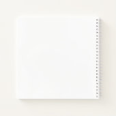 Moeder van de Groom Elegant Floral Wedding Noteboo Notitieboek (Achterkant)
