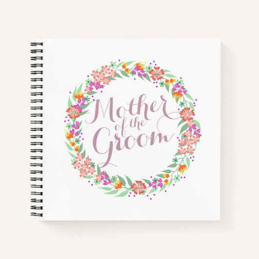 Moeder van de Groom Elegant Wedding Guestbook Notitieboek (Voorkant)