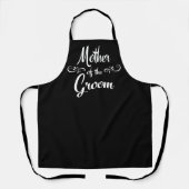 Moeder van de Groom Funny Wedding Dinner Chef Schort (Voorkant)