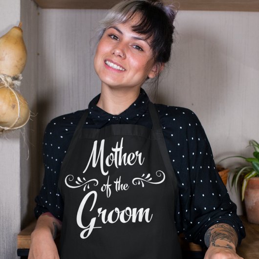Moeder van de Groom Funny Wedding Dinner Chef Schort