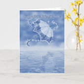 Moeder van de Groom Gefeliciteerd kaart met stroom (Gele Bloem)