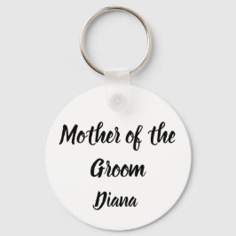 Moeder van de Groom Gift Custom Name Gifts Wedding Sleutelhanger
