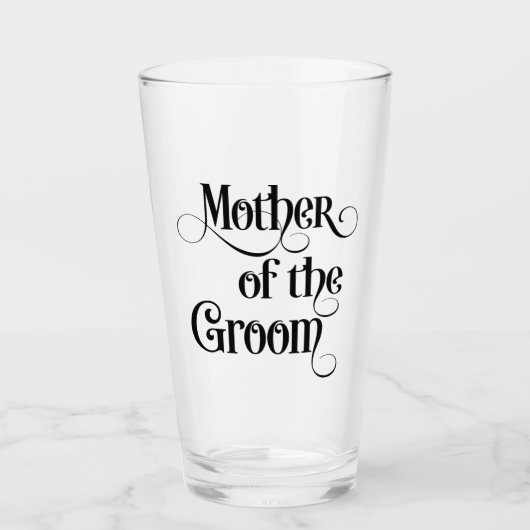 Moeder van de Groom Glas (Voorkant)