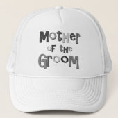 Moeder van de Groom Gray Trucker Pet (Voorkant)