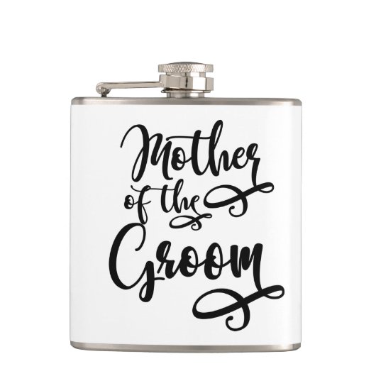 Moeder van de Groom Heupfles (Voorkant)