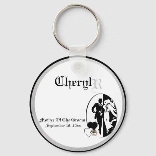  moeder van de Groom Keepomwille Sleutelhanger (Voorkant)