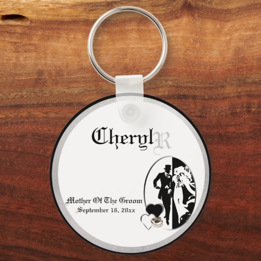  moeder van de Groom Keepomwille Sleutelhanger (Voorkant)