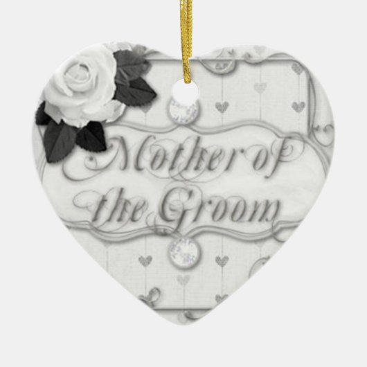 moeder van de groom keramisch ornament (Voorkant)