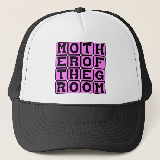 Moeder van de Groom, lid van de bruiloft Trucker Pet (Voorkant)