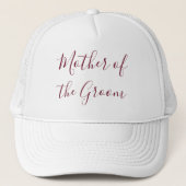 Moeder van de Groom Lovely Trucker Pet (Voorkant)