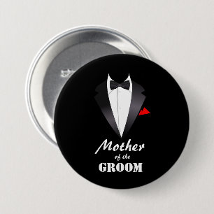 Moeder van de Groom met Tuxedo-Shirt - Button