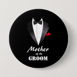 Moeder van de Groom met Tuxedo-Shirt - Button