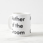 Moeder van de Groom-mok Koffiemok (Voorkant links)