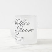 Moeder van de Groom-Mok Matglas Koffiemok (Voorkant links)