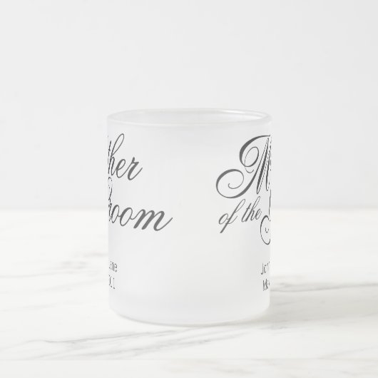 Moeder van de Groom-Mok Matglas Koffiemok (Center)