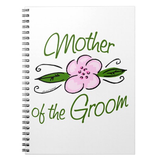 Moeder van de Groom Notitieboek (Voorkant)