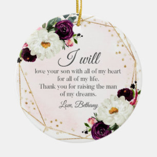 Moeder van de Groom Ornament Moeder-in-Wet Gift