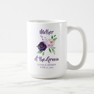 Moeder van de Groom Paars Lavender Floral Koffiemok