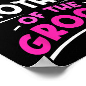 Moeder van de Groom Party Bachelor Gezegden Weddin Poster (Hoek)