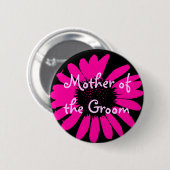 Moeder van de Groom Ronde Button 5,7 Cm (Voorkant /achterkant)
