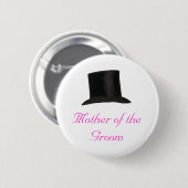 Moeder van de Groom Ronde Button 5,7 Cm (Voorkant /achterkant)
