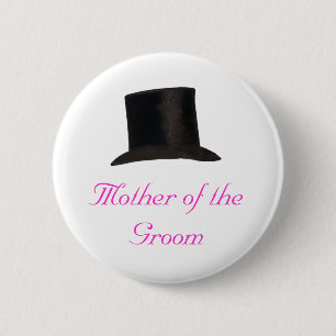 Moeder van de Groom Ronde Button 5,7 Cm