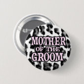Moeder van de Groom Ronde Button 5,7 Cm (Voorkant /achterkant)