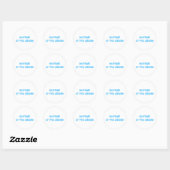 Moeder van de Groom Ronde Sticker (Vel)