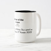 Moeder van de Groom Tweekleurige Koffiemok (Voorkant rechts)