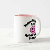 Moeder van de Groom Tweekleurige Koffiemok (Voorkant rechts)