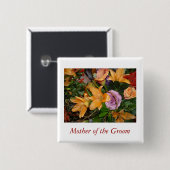Moeder van de Groom Vierkante Button 5,1 Cm (Voorkant /achterkant)