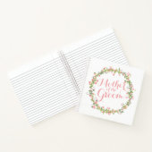 Moeder van de Groom Waterverf Guestbook Notitieboek (Binnen)